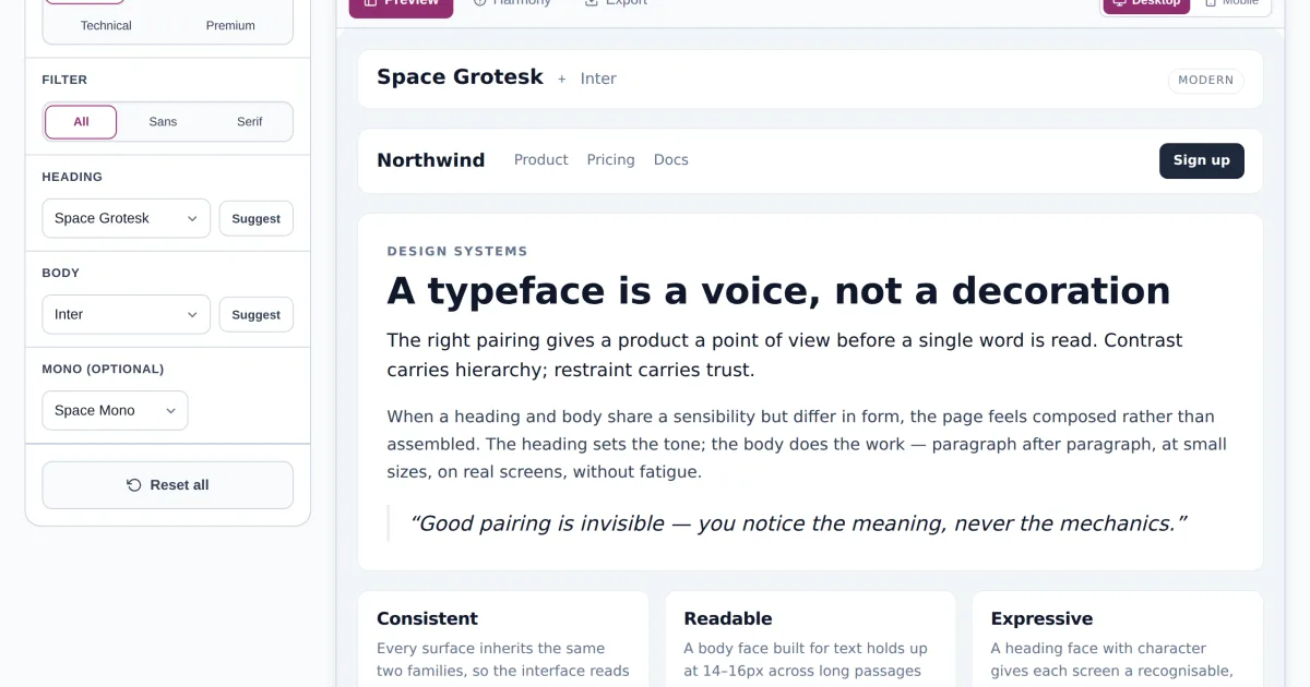 How to Pair Fonts That Actually Work Together (With Real Examples)