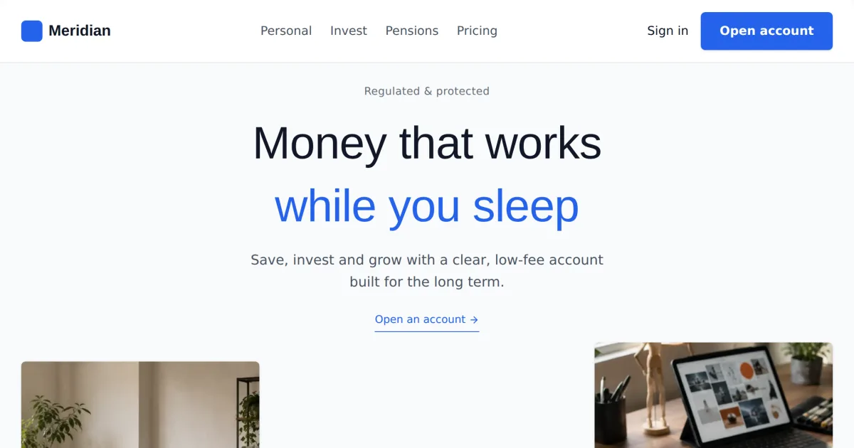 Finance Advisors &mdash; Finance team page template preview