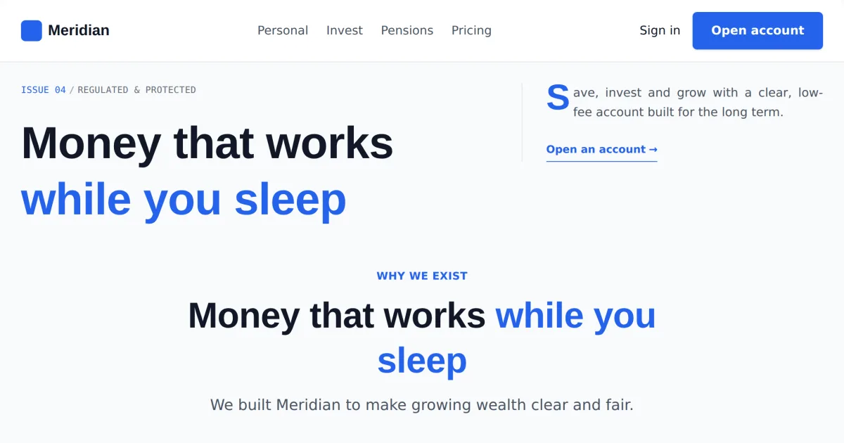 Finance Insights &mdash; Finance insights page template preview