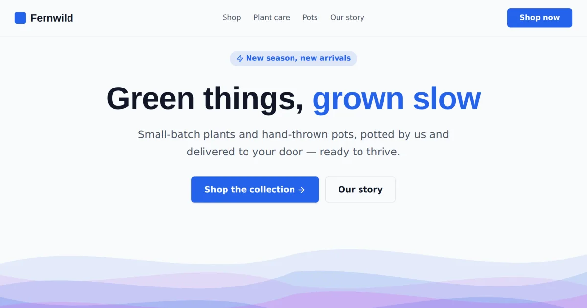 Shop Collection &mdash; Shop collection page template preview
