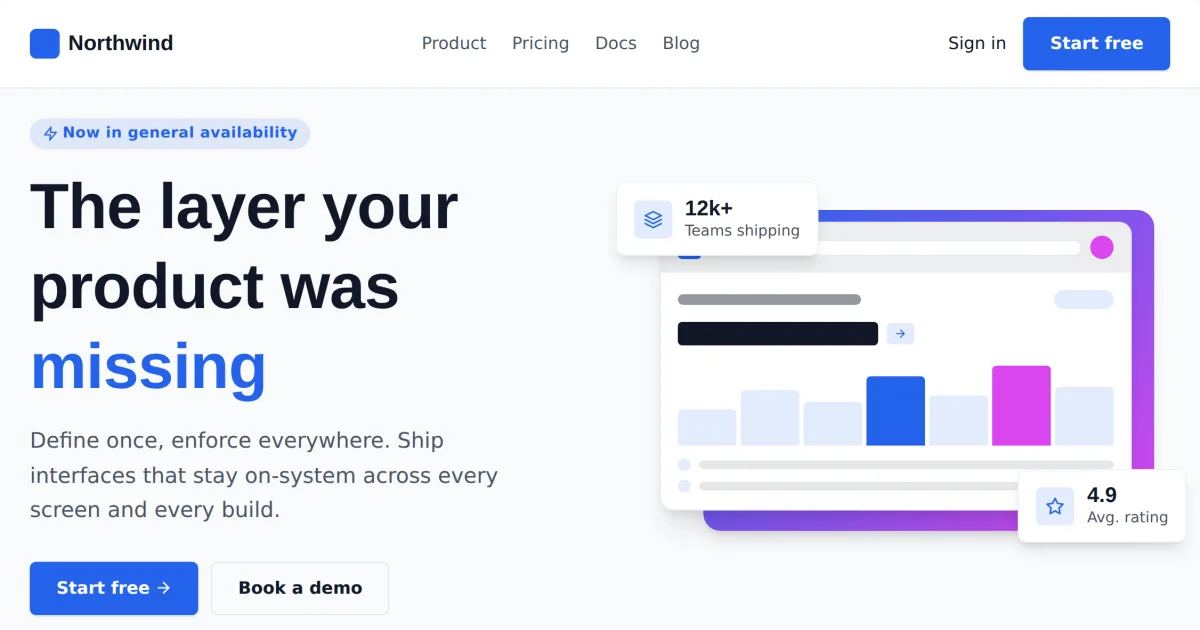 Software Landing &mdash; Software home page template preview